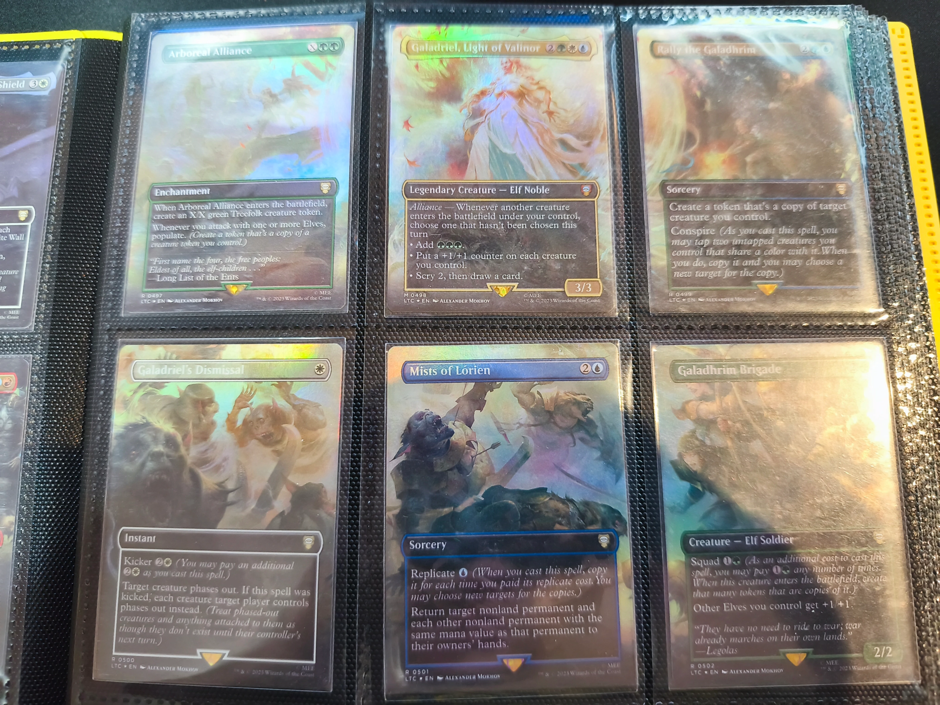 LOTR The Might of Galadriel Borderless Scene (Foil)
