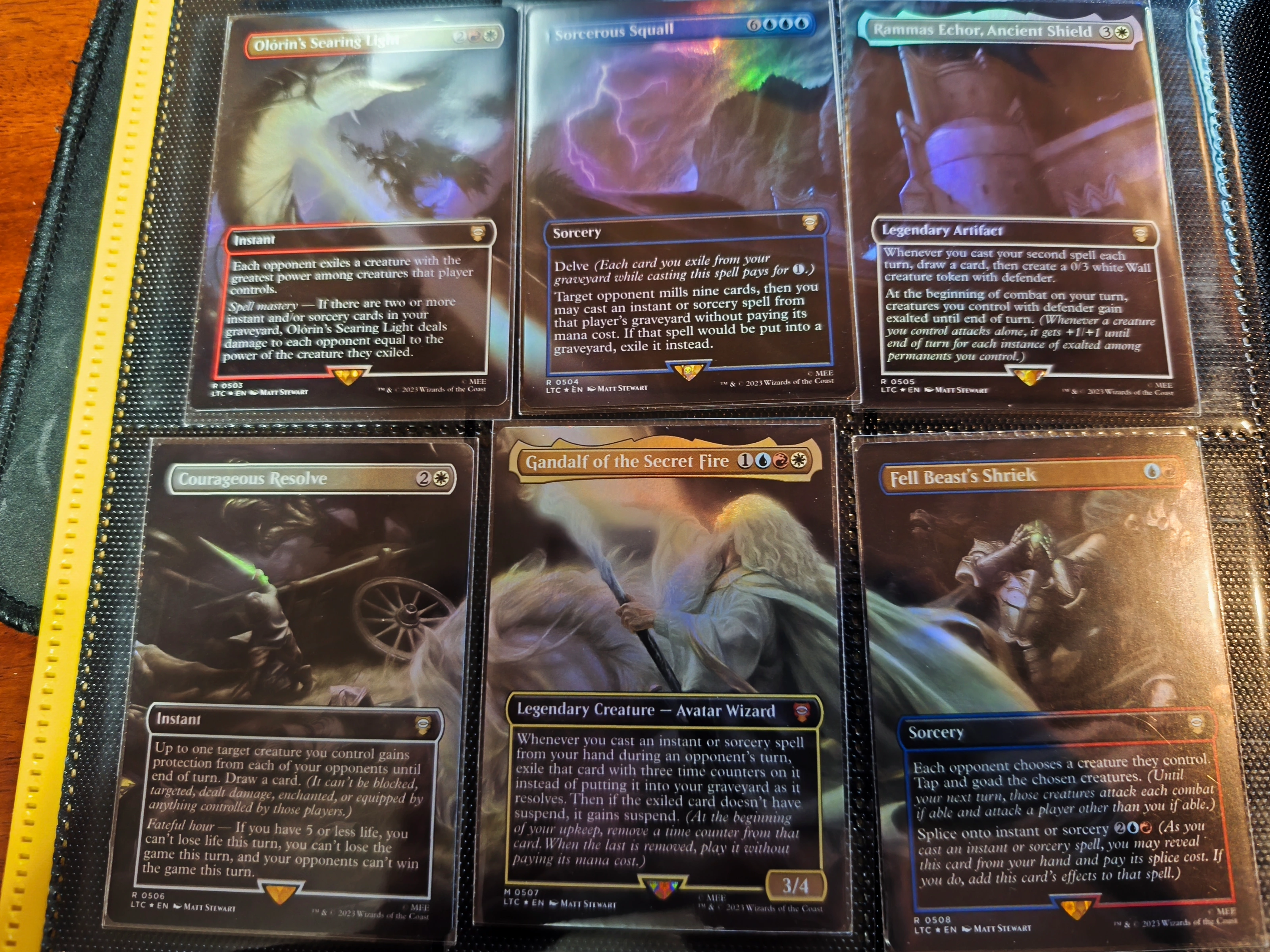 LOTR Gandalf in Pelennor Fields Borderless Scene (Foil)